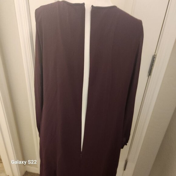 Vince Camuto Dark Plum Purple Dress. NWT. Size 14 - Picture 11 of 13